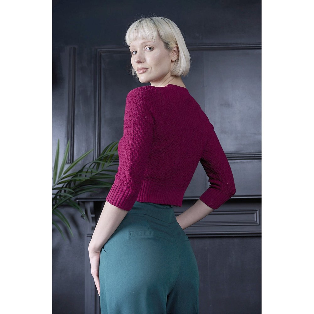 Banned - Fara Cardigan - Burgundy